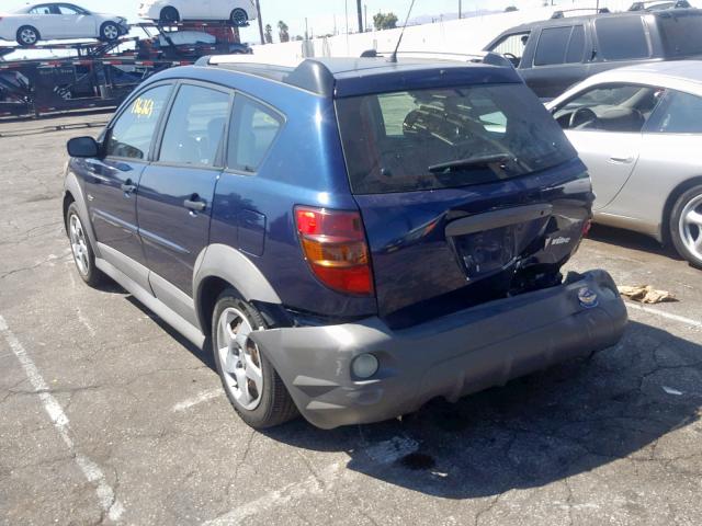 5Y2SL63805Z467796 - 2005 PONTIAC VIBE BLUE photo 3