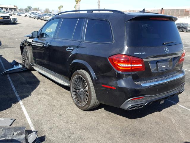 4JGDF7FE2HA803891 - 2017 MERCEDES-BENZ GLS 63 AMG BLACK photo 3