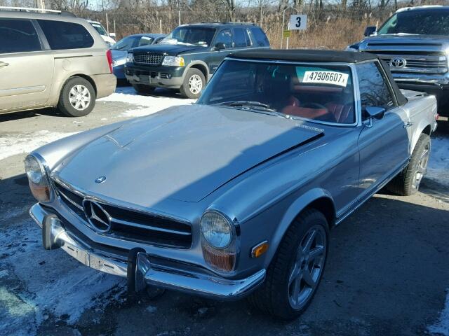 11304412006386 - 1969 MERCEDES-BENZ 280SL GRAY photo 2