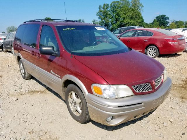 1GMDX03E42D264933 - 2002 PONTIAC MONTANA RED photo 1