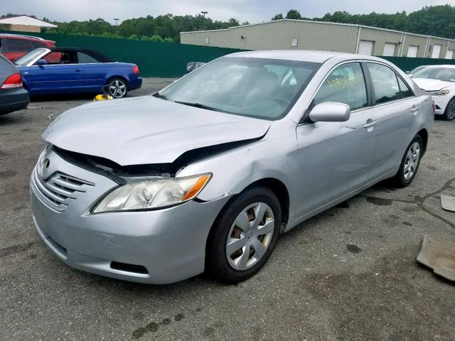 4T1BE46K67U142023 - 2007 TOYOTA CAMRY CE SILVER photo 2