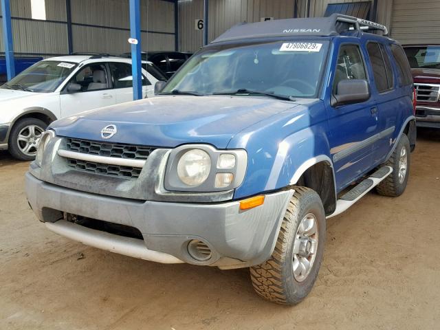 5N1ED28Y34C671596 - 2004 NISSAN XTERRA XE BLUE photo 2