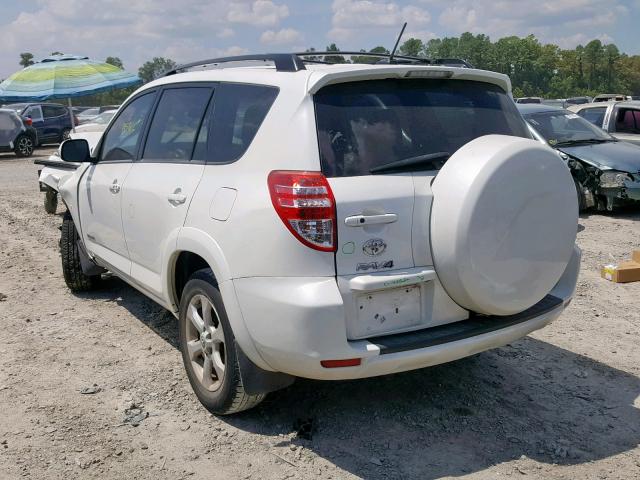 2T3YF4DV3CW138906 - 2012 TOYOTA RAV4 LIMIT WHITE photo 3