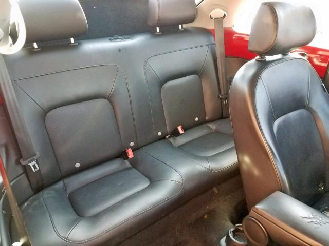 3VWRW3AG2AM034732 - 2010 VOLKSWAGEN NEW BEETLE წითელი ფოტო 6