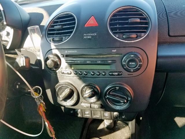 3VWRW3AG2AM034732 - 2010 VOLKSWAGEN NEW BEETLE წითელი ფოტო 9