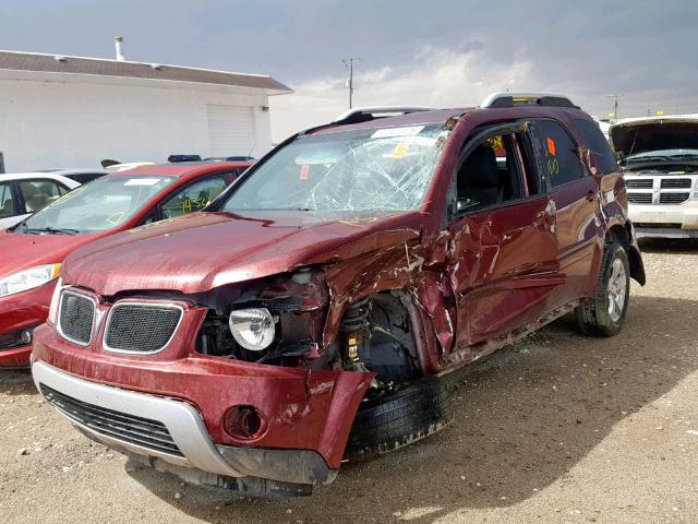 2CKDL33F686055106 - 2008 PONTIAC TORRENT RED photo 2