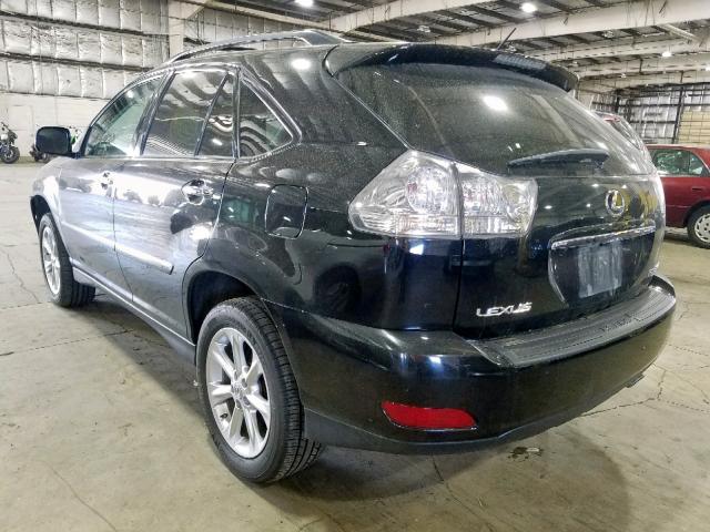 2T2HK31U08C092353 - 2008 LEXUS RX 350 BLACK photo 3