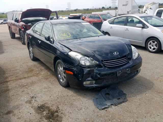 JTHBA30G545052297 - 2004 LEXUS ES 330 BLACK photo 1