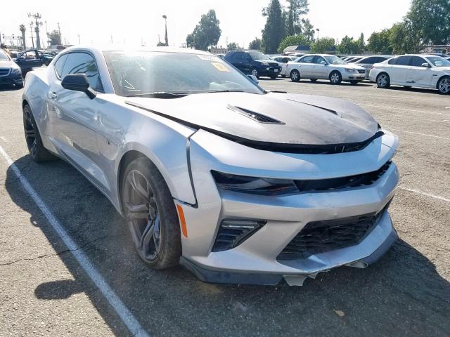 1G1FE1R7XJ0164528 - 2018 CHEVROLET CAMARO SS SILVER photo 1