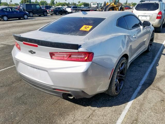 1G1FE1R7XJ0164528 - 2018 CHEVROLET CAMARO SS SILVER photo 4