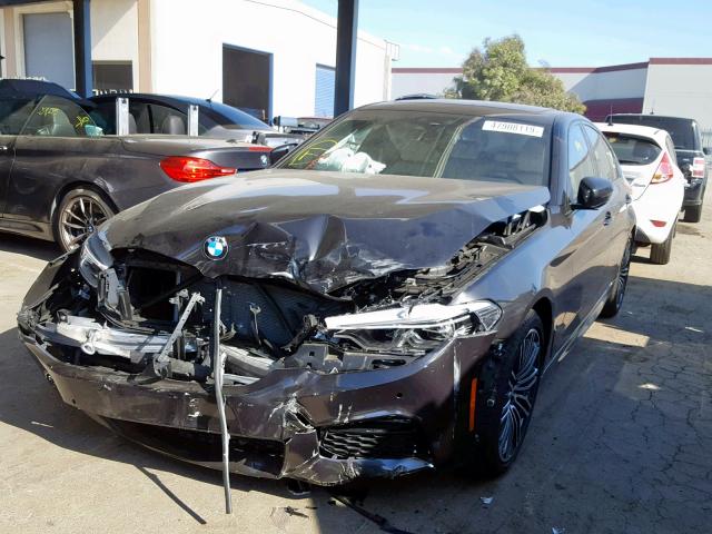 WBAJE5C34HG916415 - 2017 BMW 540 I GRAY photo 2