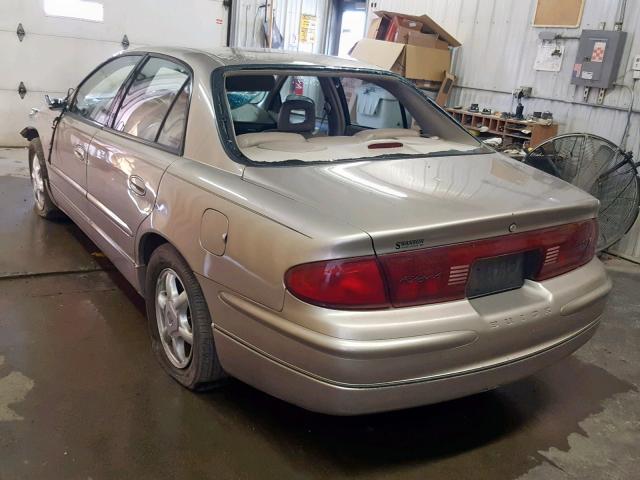 2G4WB55K521207224 - 2002 BUICK REGAL LS GOLD photo 3