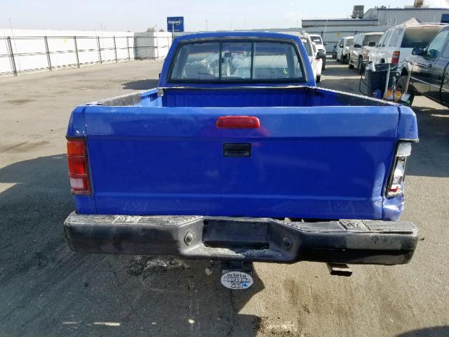 1B7FL26X1TW708406 - 1996 DODGE DAKOTA BLUE photo 6