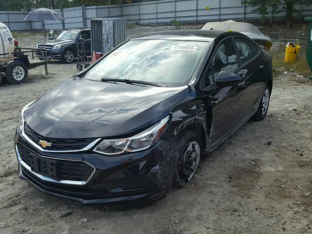 1G1BC5SM9H7278730 - 2017 CHEVROLET CRUZE LS BLACK photo 2