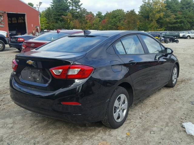 1G1BC5SM9H7278730 - 2017 CHEVROLET CRUZE LS BLACK photo 4