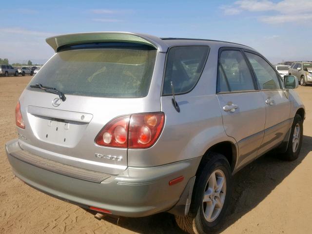 JT6HF10U4Y0145717 - 2000 LEXUS RX 300 SILVER photo 4