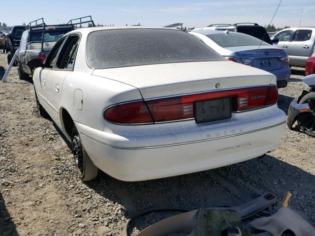 2G4WS52J431150141 - 2003 BUICK CENTURY CU WHITE photo 3