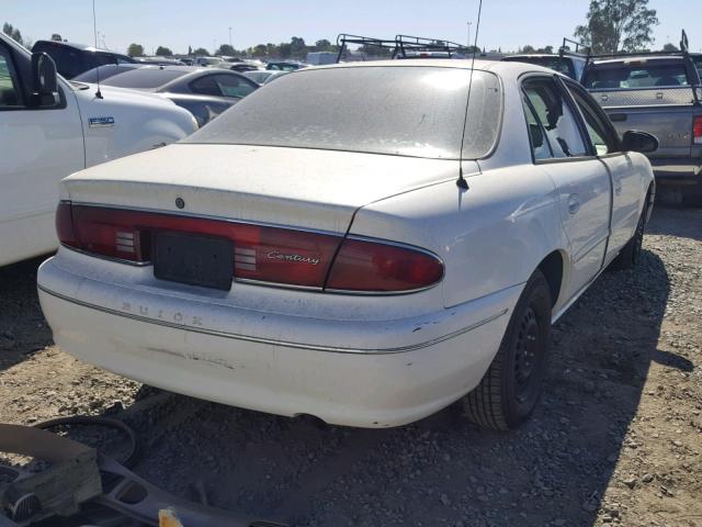 2G4WS52J431150141 - 2003 BUICK CENTURY CU WHITE photo 4