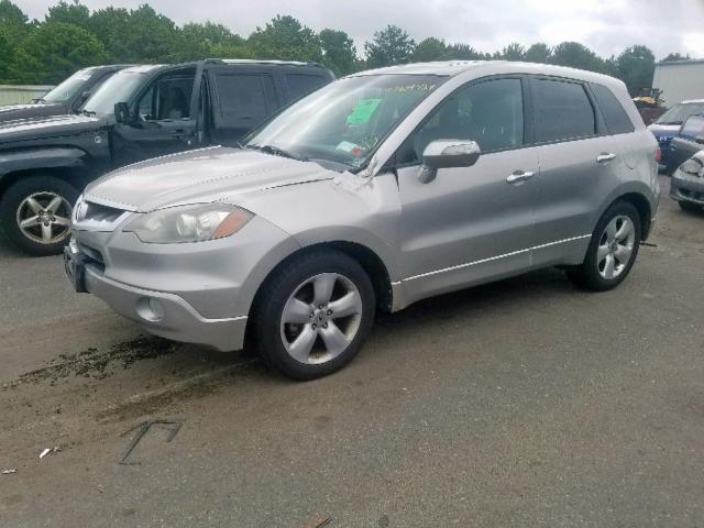 5J8TB18239A001896 - 2009 ACURA RDX SILVER photo 2