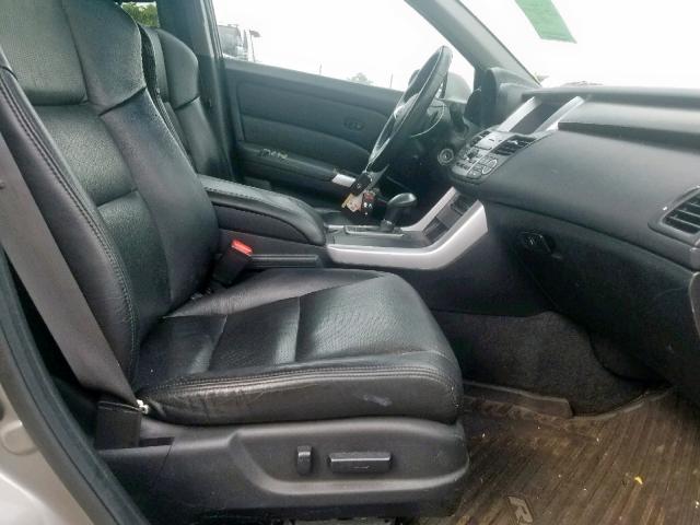 5J8TB18239A001896 - 2009 ACURA RDX SILVER photo 5