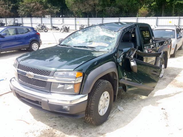 1GCDS136348116009 - 2004 CHEVROLET COLORADO GREEN photo 2