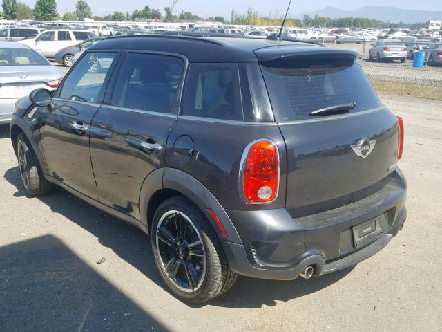 WMWZC3C54CWL82734 - 2012 MINI COOPER S C BLACK photo 3