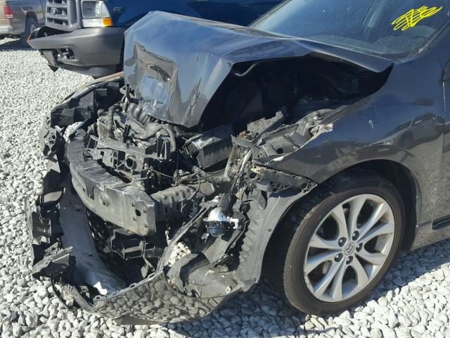 JM1BL1H5XA1328544 - 2010 MAZDA 3 S SILVER photo 9