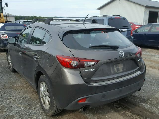 JM1BM1L79E1171553 - 2014 MAZDA 3 TOURING GRAY photo 3