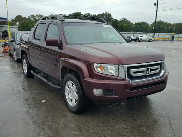 5FPYK16499B108975 - 2009 HONDA RIDGELINE PURPLE photo 1