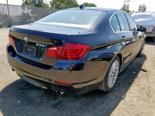 WBAFR7C59BC266096 - 2011 BMW 535 I BLACK photo 4