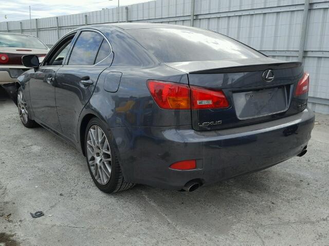 JTHBE262465008787 - 2006 LEXUS IS 350 GRAY photo 3