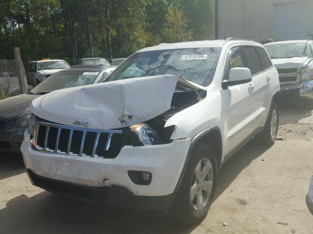 1J4RR4GG1BC529024 - 2011 JEEP GRAND CHER WHITE photo 2