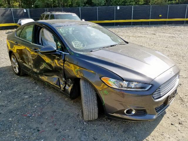 3FA6P0G75GR338406 - 2016 FORD FUSION S GRAY photo 1