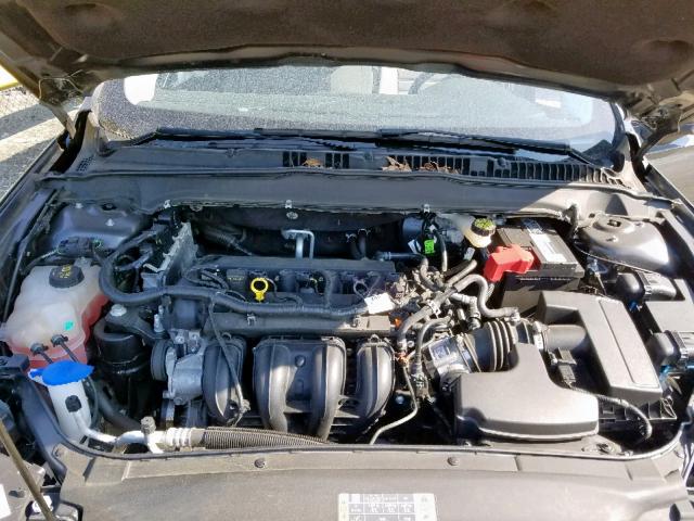 3FA6P0G75GR338406 - 2016 FORD FUSION S GRAY photo 7