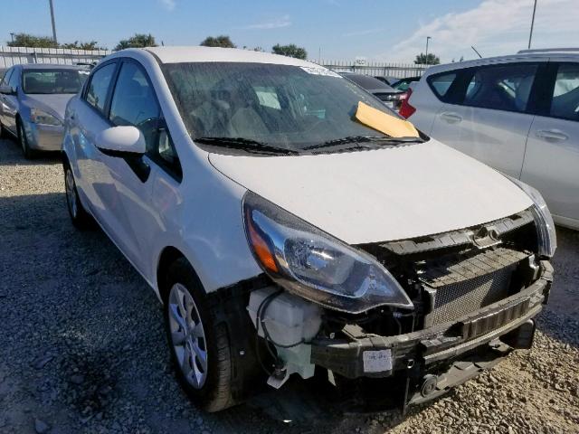 KNADM4A38G6541808 - 2016 KIA RIO LX WHITE photo 1