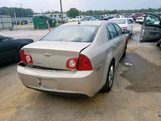 1G1ZC5EB5AF152675 - 2010 CHEVROLET MALIBU 1LT 米色 照片 4