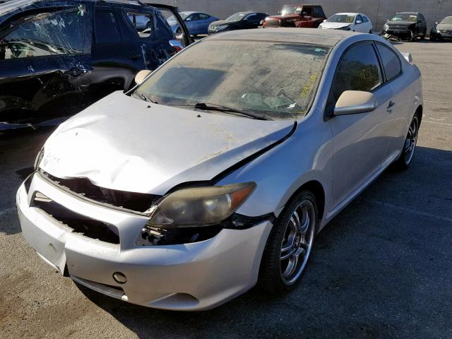 JTKDE167570164618 - 2007 TOYOTA SCION TC ვერცხლისფერი ფოტო 2