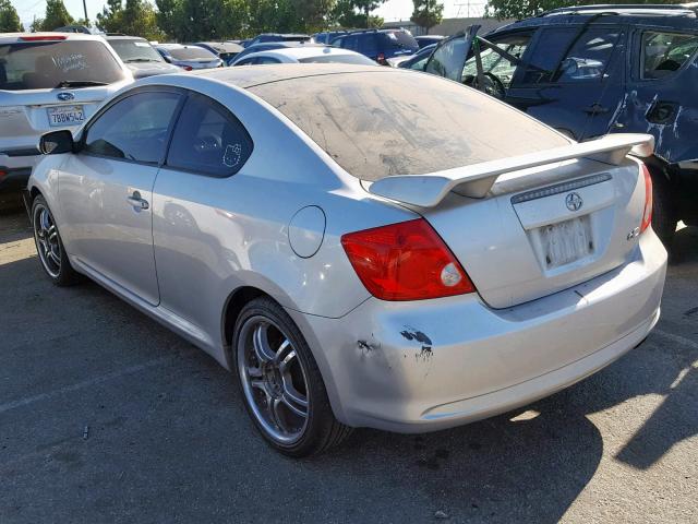 JTKDE167570164618 - 2007 TOYOTA SCION TC ვერცხლისფერი ფოტო 3