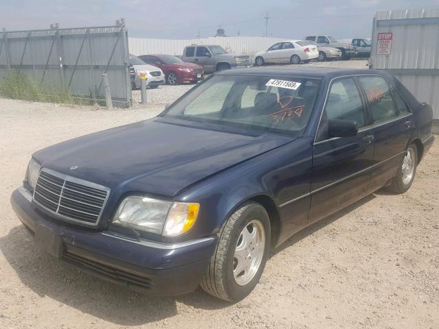 WDBGA33G7XA403739 - 1999 MERCEDES-BENZ S 320 BLUE photo 2