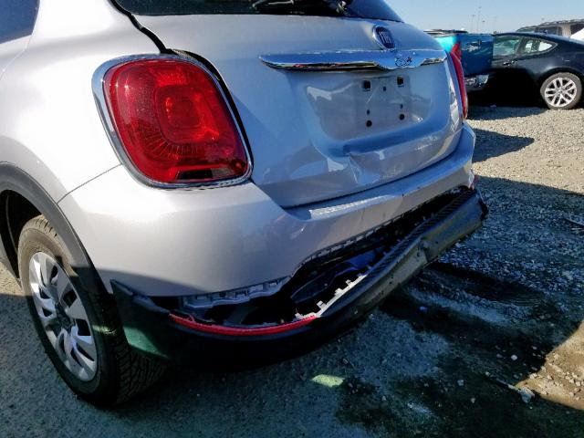 ZFBCFXAB9HP626561 - 2017 FIAT 500X POP SILVER photo 9