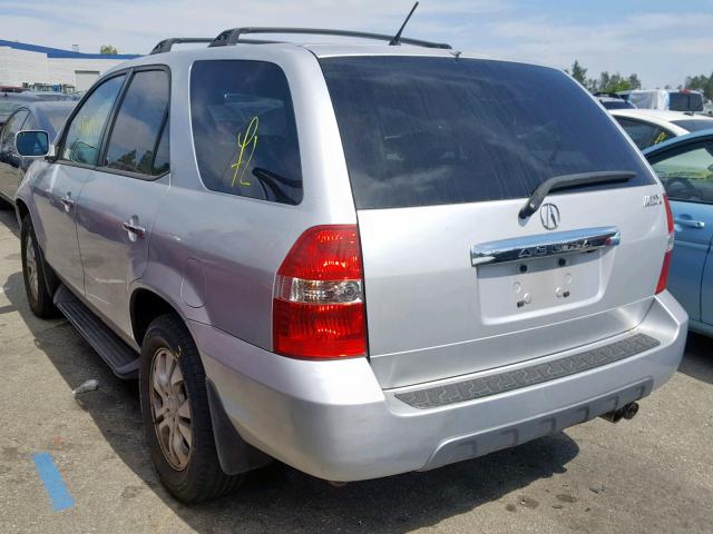 2HNYD18893H552274 - 2003 ACURA MDX TOURIN SILVER photo 3