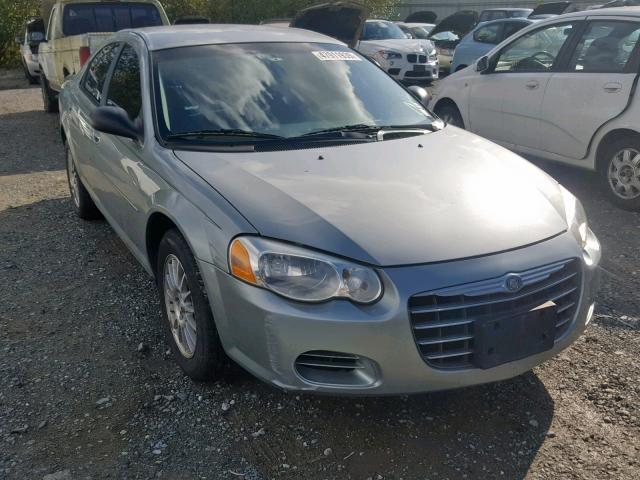 1C3EL56R94N304117 - 2004 CHRYSLER SEBRING LX SILVER photo 1