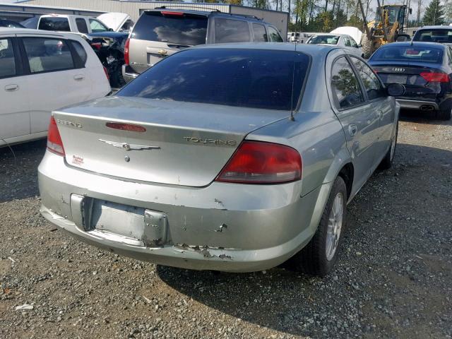 1C3EL56R94N304117 - 2004 CHRYSLER SEBRING LX SILVER photo 4