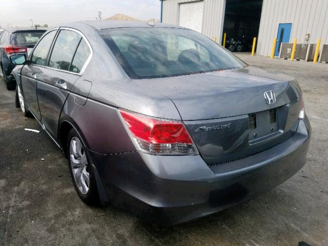 JHMCP26838C040888 - 2008 HONDA ACCORD EXL GRAY photo 3