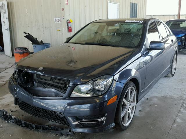 WDDGF4HB4EA963212 - 2014 MERCEDES-BENZ C 250 CHARCOAL photo 2