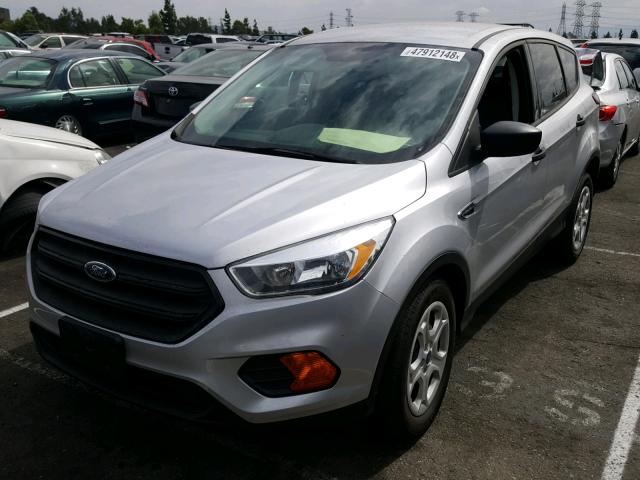 1FMCU0F7XHUD29021 - 2017 FORD ESCAPE S SILVER photo 2