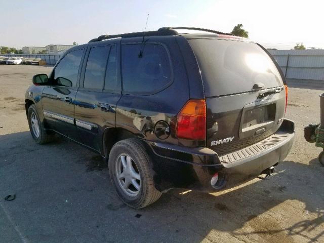 1GKDS13SX22354604 - 2002 GMC ENVOY BLACK photo 3