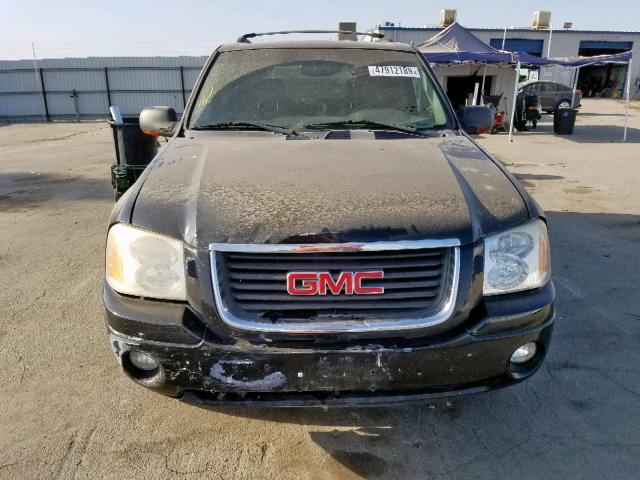 1GKDS13SX22354604 - 2002 GMC ENVOY BLACK photo 9