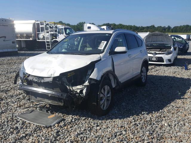 5J6RM3H70CL044785 - 2012 HONDA CR-V EXL WHITE photo 2