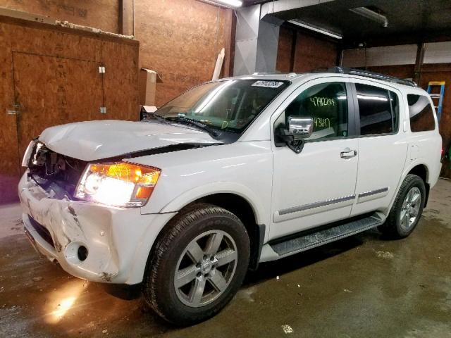 5N1AA0NE9DN611865 - 2013 NISSAN ARMADA PLA WHITE photo 2